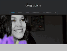 Tablet Screenshot of designzbyjamz.com